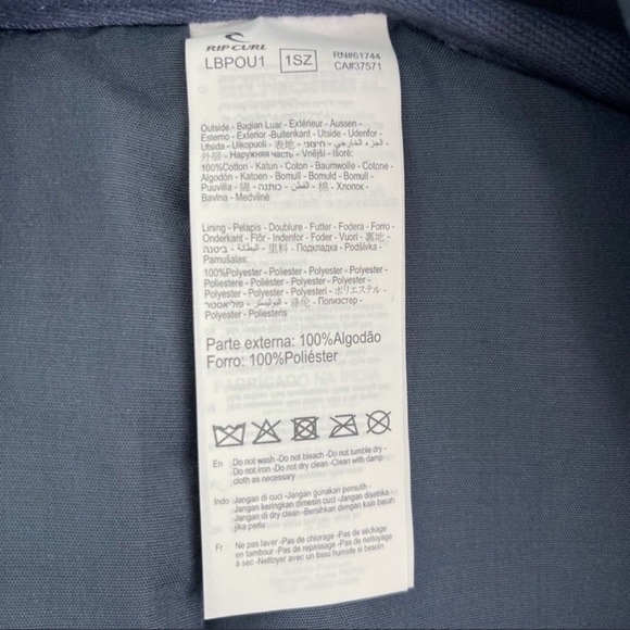 NWOT RIP Curl Retro Denim, Backpack - Picture 6 of 10